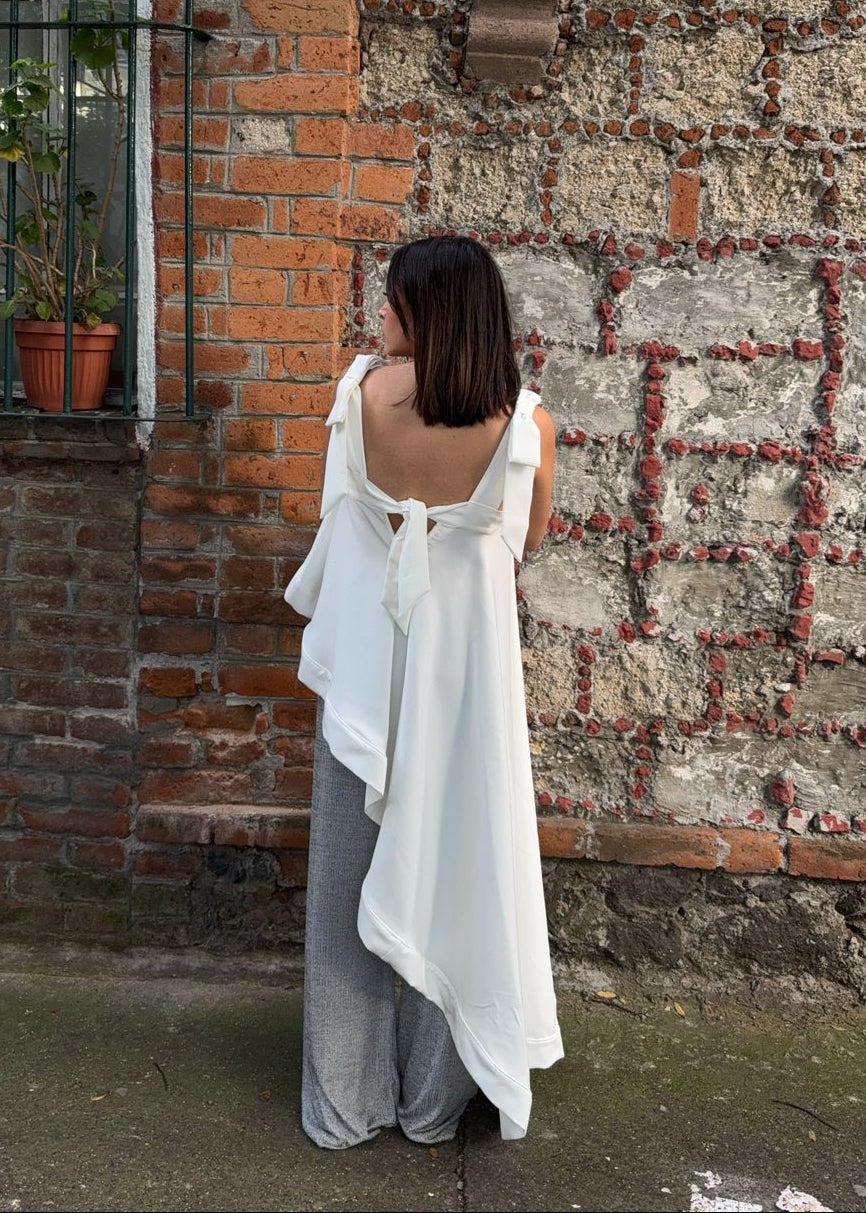 Blusa Asimetrica Larga