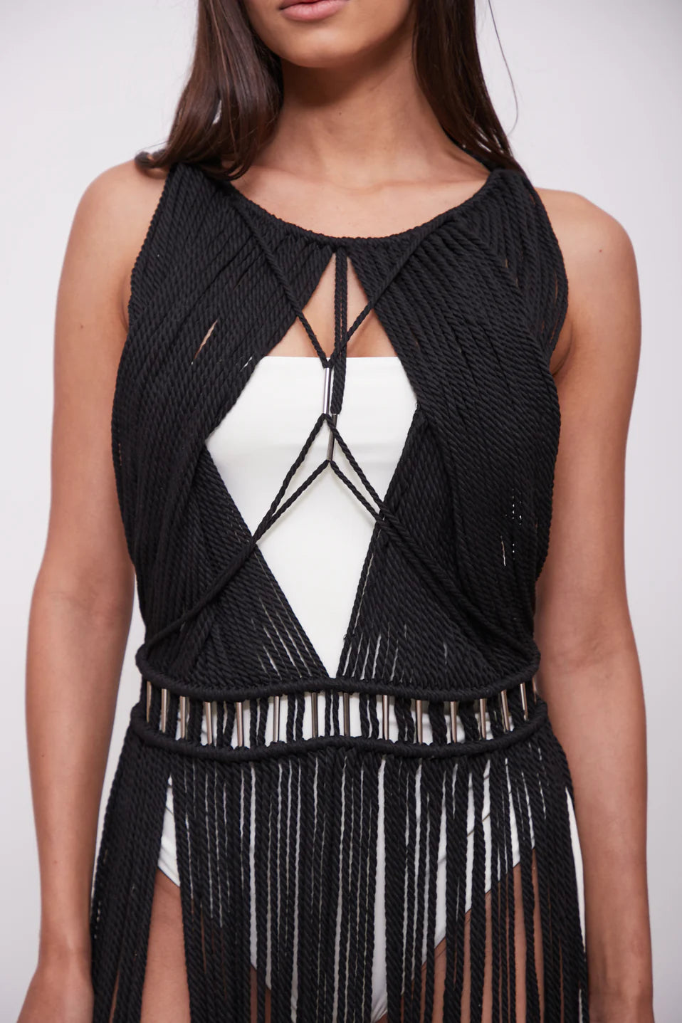 Vestido Macramé 1.0 Negro