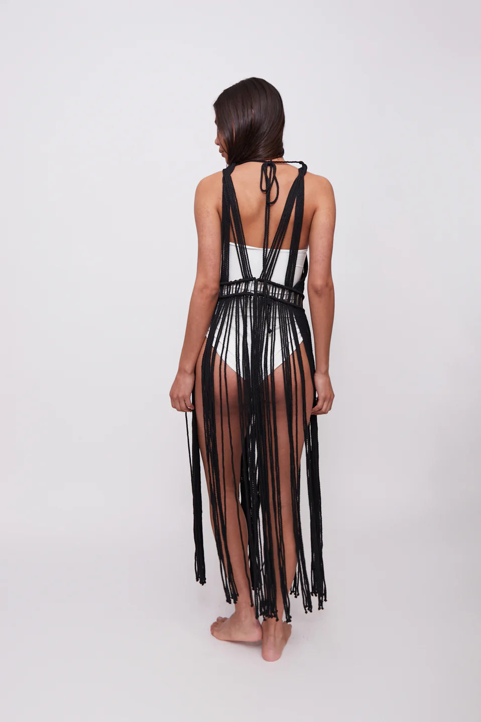 Vestido Macramé 1.0 Negro