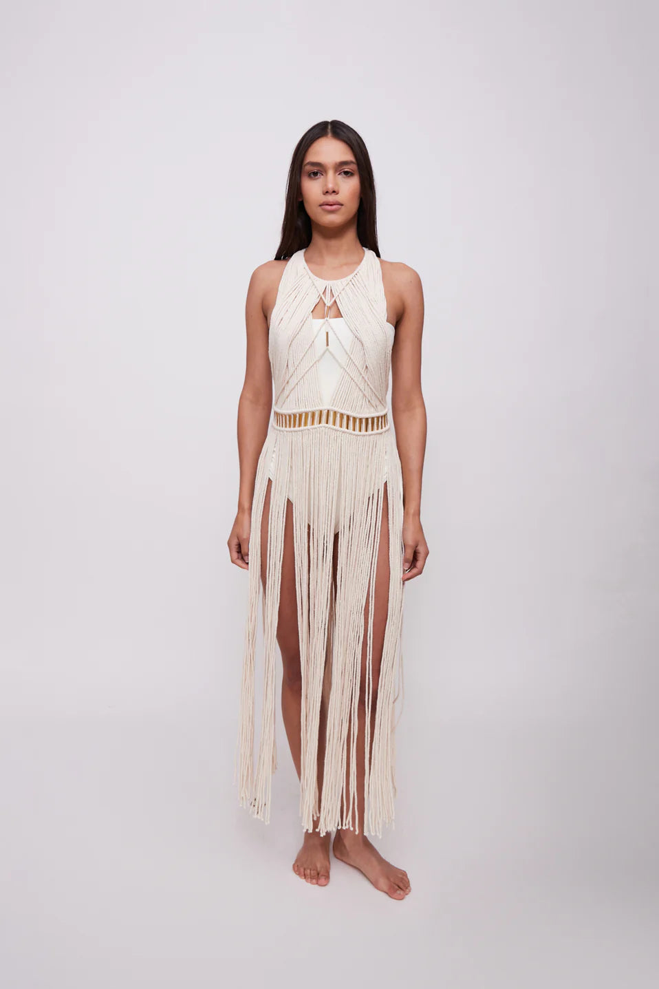 Vestido Macramé 1.0 Crudo