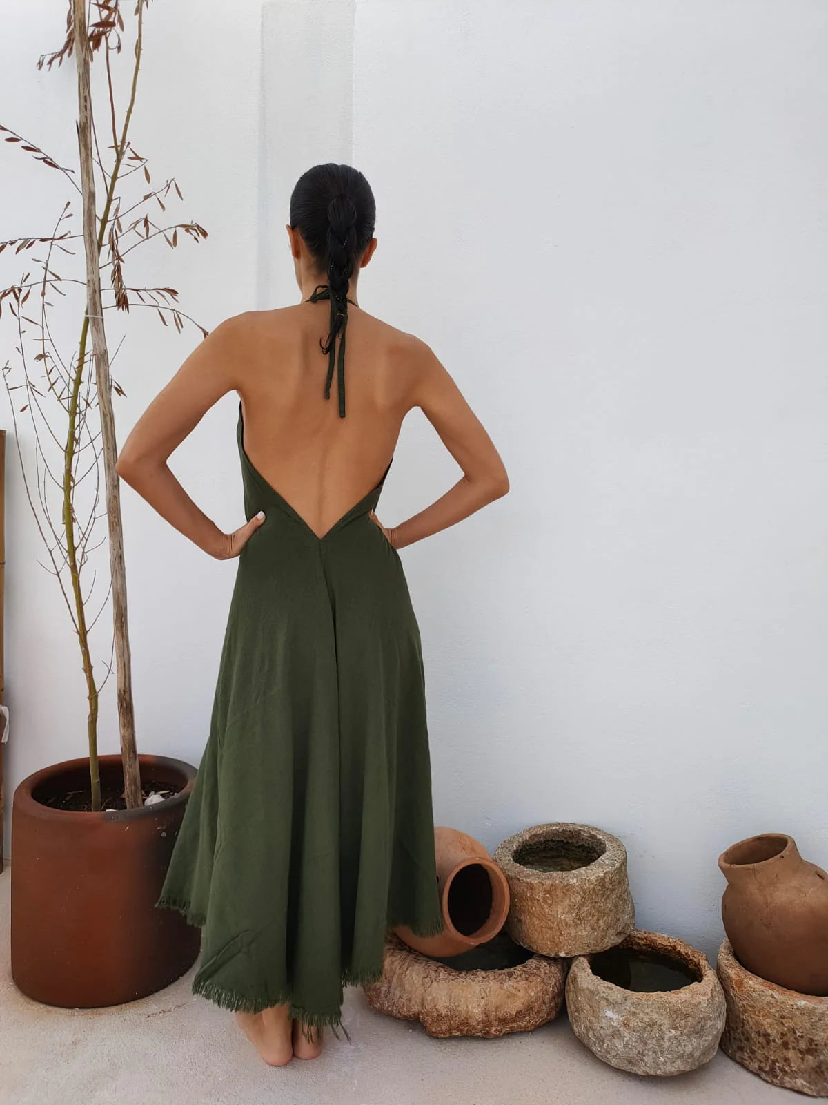 Maxivestido Lino