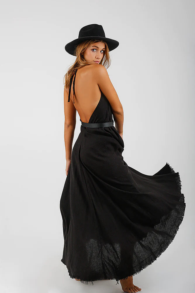 Maxivestido Lino
