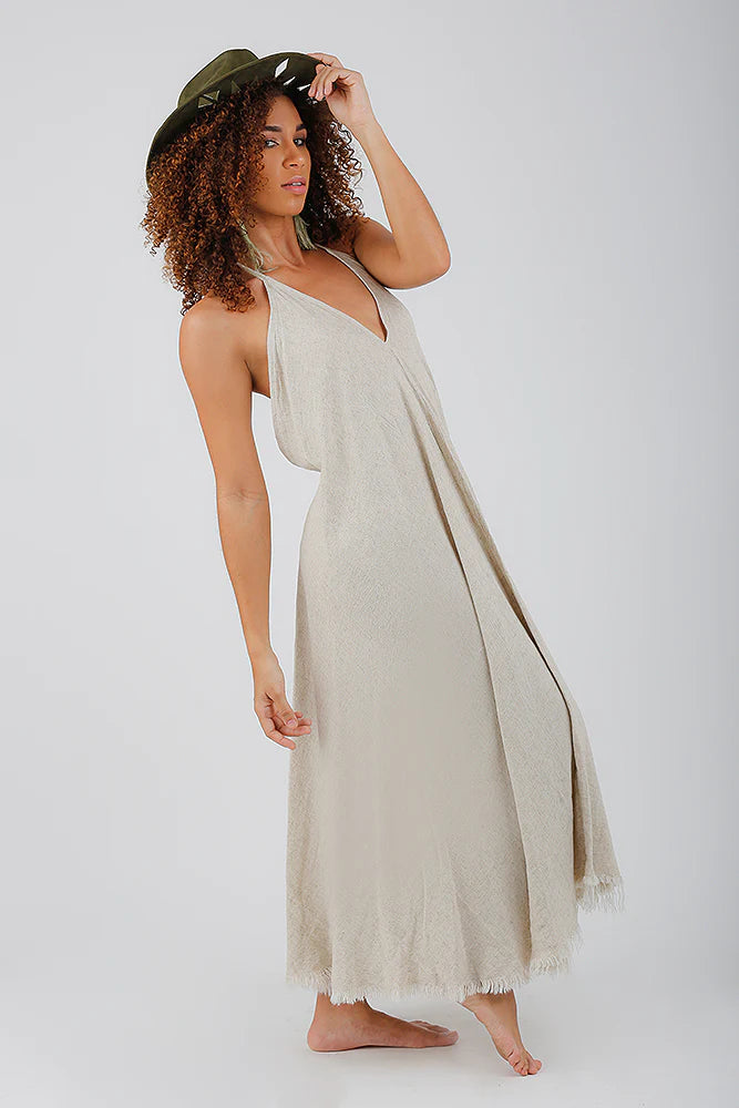 Maxivestido Lino