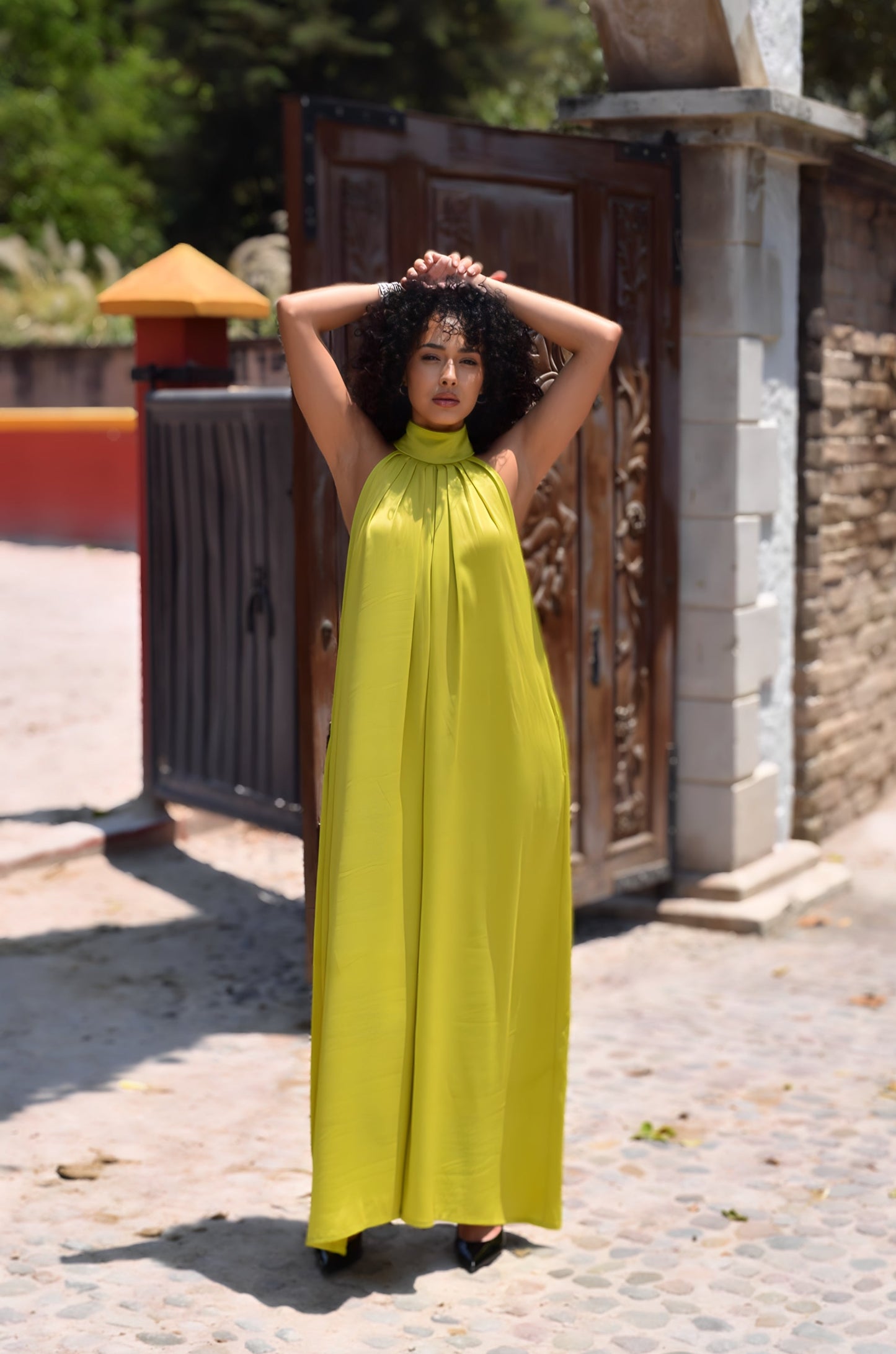 Mono Halter Flowy Limon