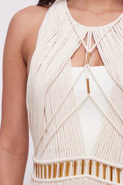 Vestido Macramé 1.0 Crudo