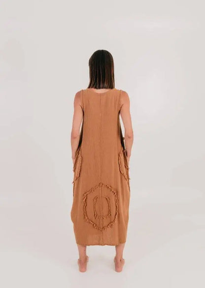 Vestido Malu Canela