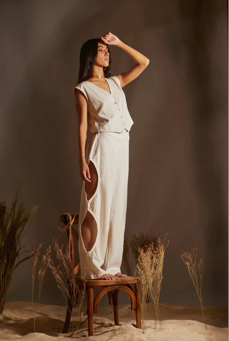 Pantalón Marian Beige