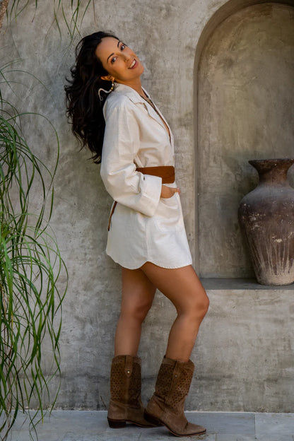 Saco Oversize Beige