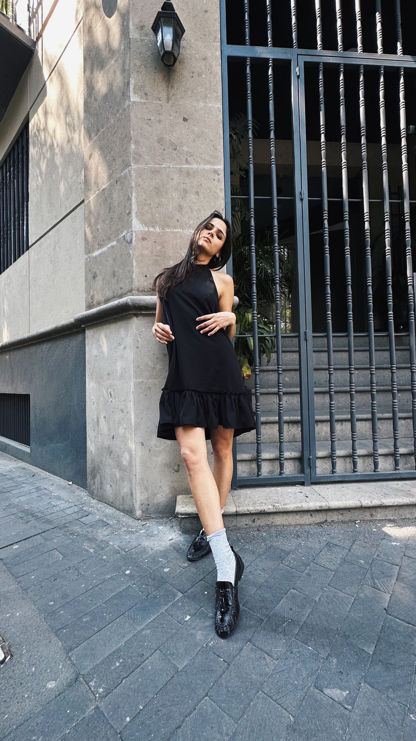 Vestido Halter Corto